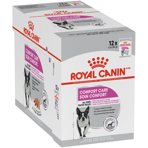 Royal Canin Comfort Care Pouch of 12 Wet Dog Food 1.02kg