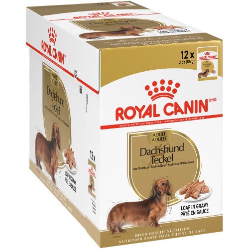 Royal Canin Dachshund Pouch of 12 Adult Wet Dog Food 1.02kg