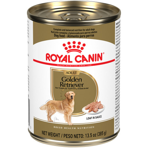 Royal Canin Golden Retriever Loaf in Sauce Case of 12 Canned Dog Food, 385g