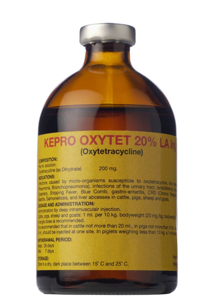 KEPRO OXYTET 20% LA INJECTION MULTIDOSE VIAL 100ml