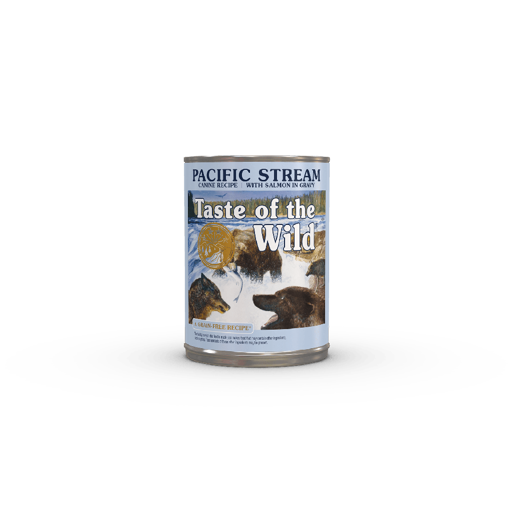 Taste Of The Wild Pacific Stream Canine Formula with Salmon in Gravy Canned Dog Food 374g