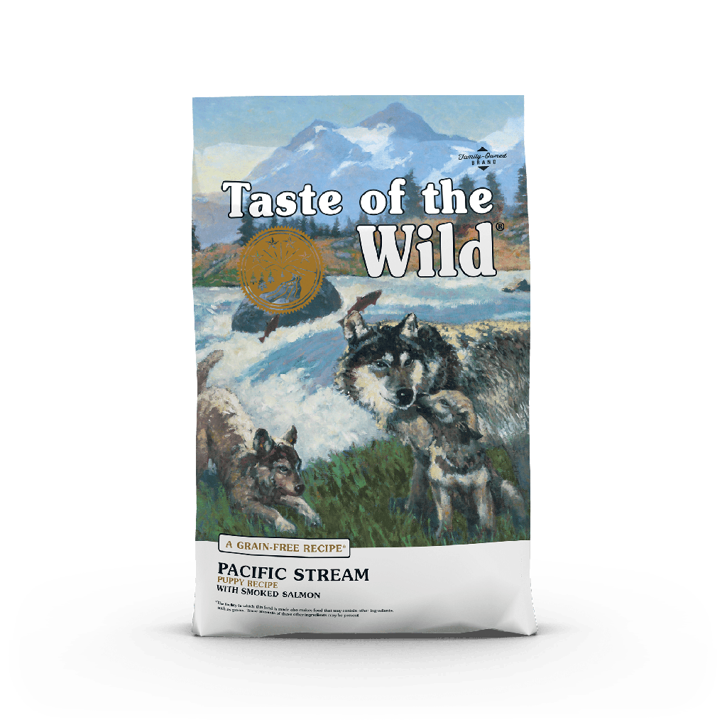 Taste Of The Wild Pacific Stream Puppy Recipe with Smoked Salmon Dry Dog Food 12.7kg