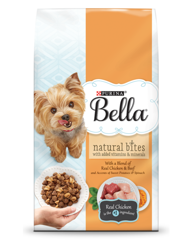 PURINA Bella Natural With a Blend of Real Chicken &amp;Beef Dry Small Dog Food 1.4kg