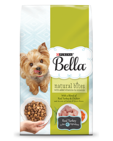 PURINA Bella Natural With a Blend of Real Turkey &amp; Chicken Dry Small Dog Food 1.4kg