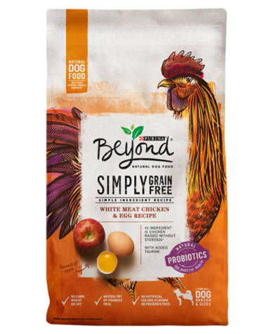 PURINA Beyond Simply White Meat Chicken &amp; Egg Recipe Grain-Free Dry Cat Food 7.26kg