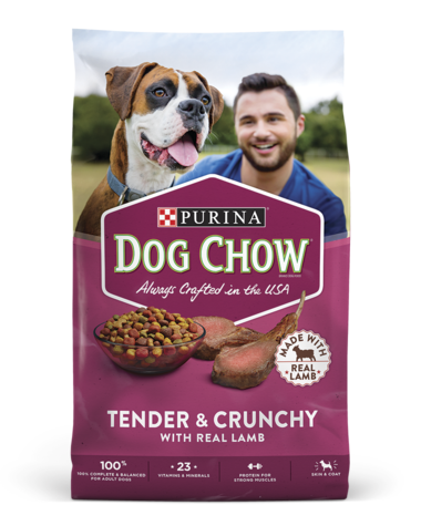 PURINA Dog Chow Tender &amp; Crunchy with Real Lamb Dry Dog Food 14.5kg