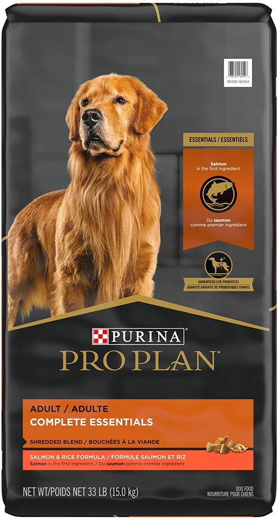 PURINA Pro Plan Adult Complete Essentials Shredded Blend Salmon &amp; Rice 15kg