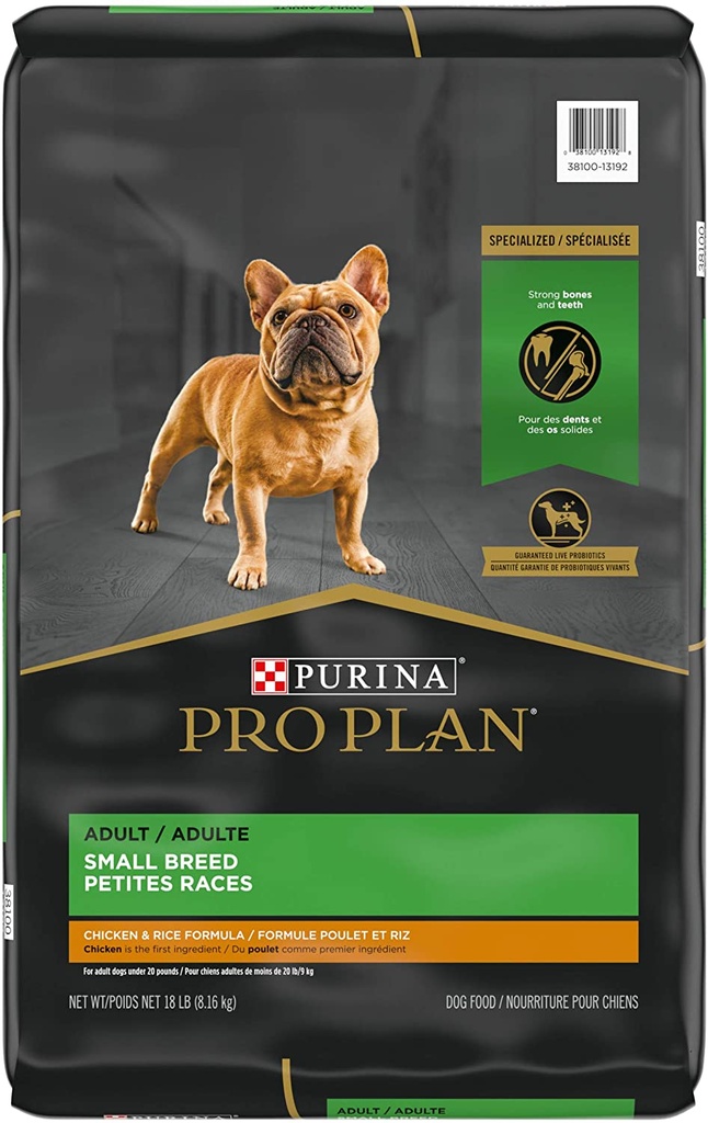 Purina Pro Plan Adult Small Breed Shredded Blend Chicken &amp; Rice Formula 8.16kg