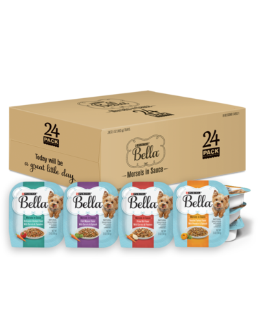 PURINA Bella Bundle of Joy with Filet Mignon &amp; Grilled Chicken Flavor Variety Pack Wet Dog Food 2.4kg