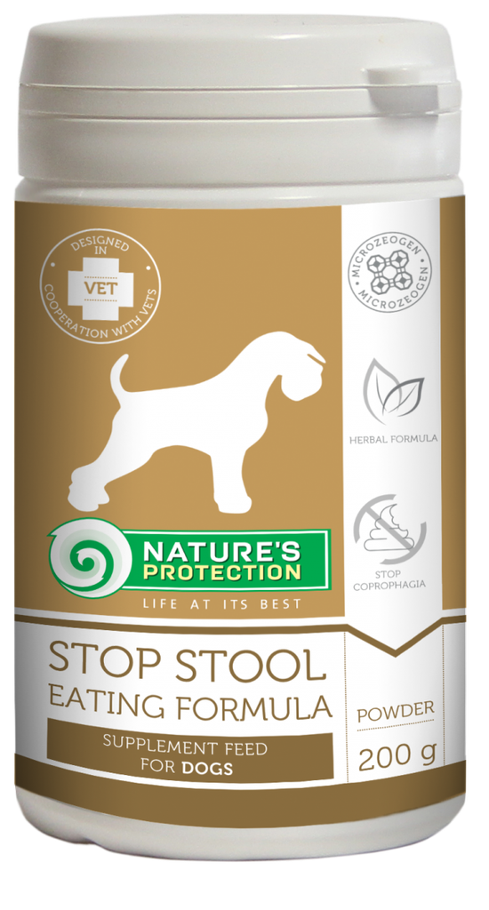NATURES PROTECTION STOP STOOL EATING FORMULA THE DOG FEED SUPPLEMENT 200g