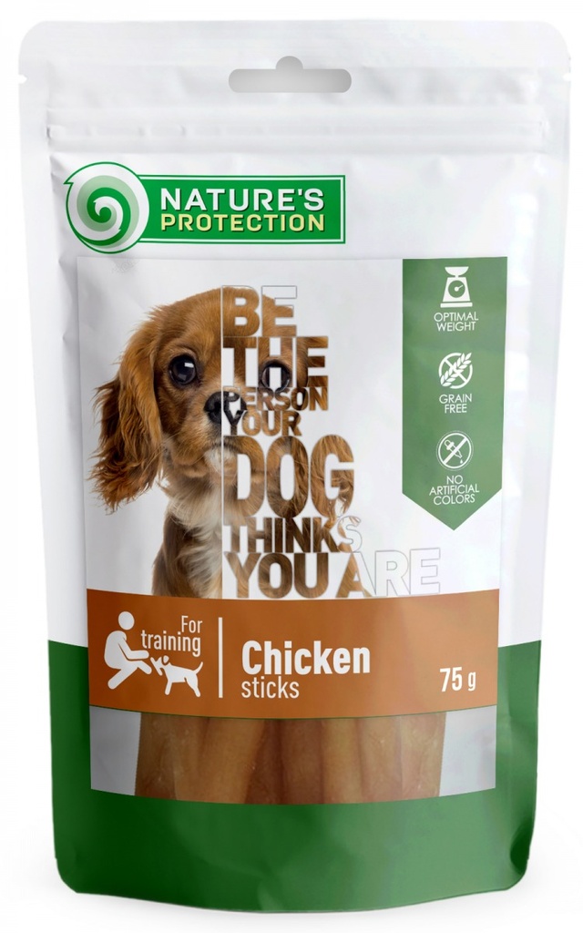 NATURES PROTECTION CHICKEN STICKS DOG SNACKS 75g