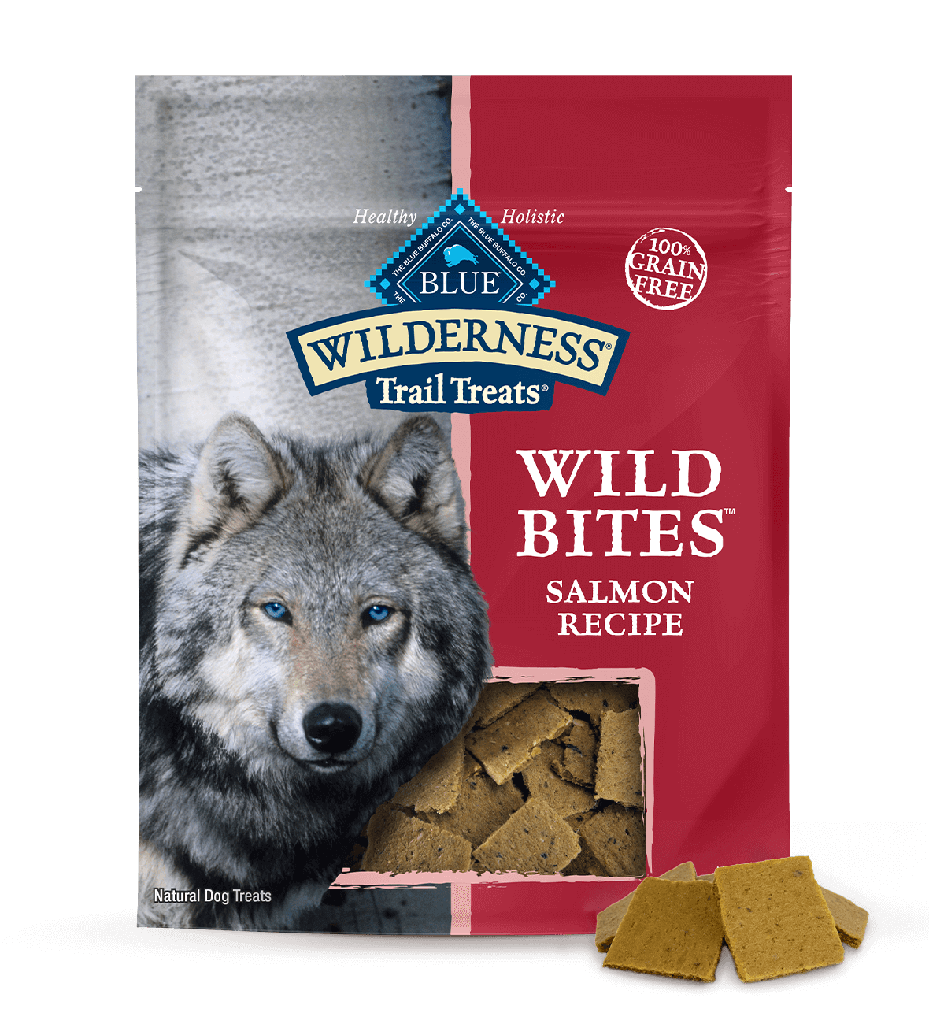 Blue Buffalo Wilderness Trail Treats Salmon Wild Bites Grain-Free Dog Treats 113g