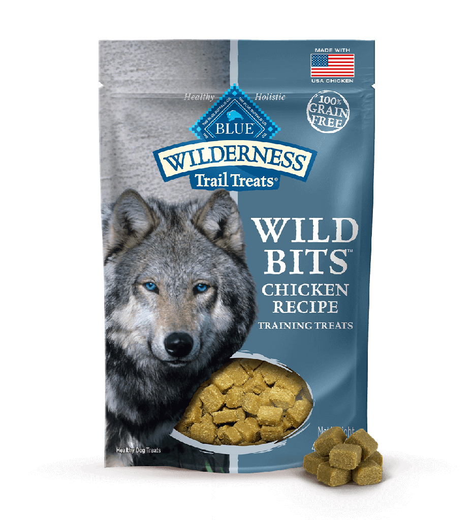 Blue Buffalo Wilderness Trail Treats Chicken Wild Bits Grain-Free Training Dog Treats 283g