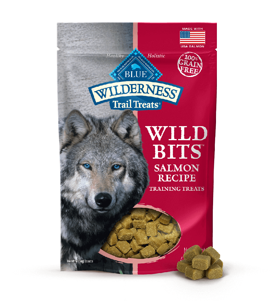 Blue Buffalo Wilderness Trail Treats Salmon Wild Bits Grain-Free Training Dog Treats 283g