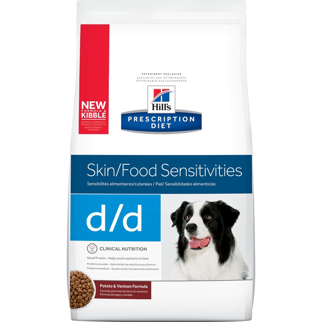 Hill's Prescription Diet d/d Potato &amp; Venison Formula Dry Dog Food 11.3kg