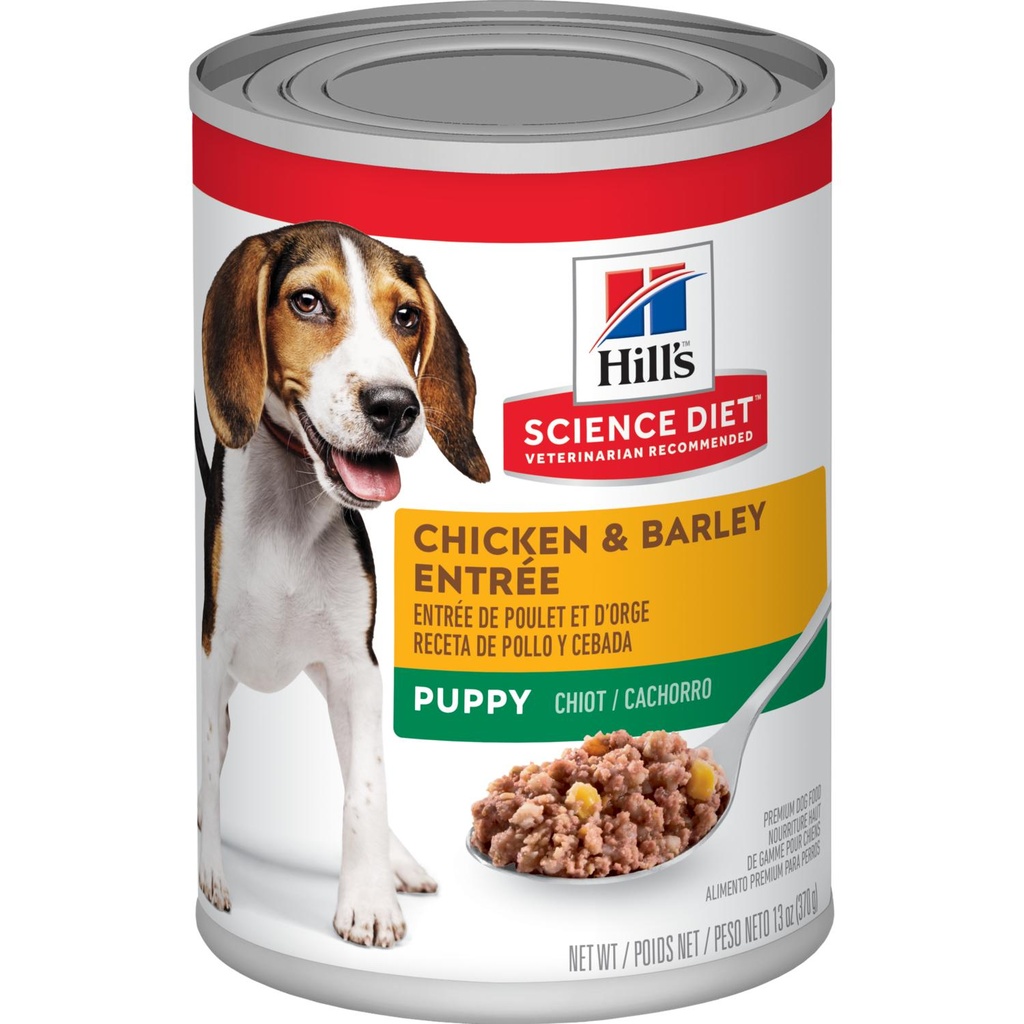 Hill's Science Diet Puppy Chicken &amp; Barley Entrée Wet Dog Food 370g