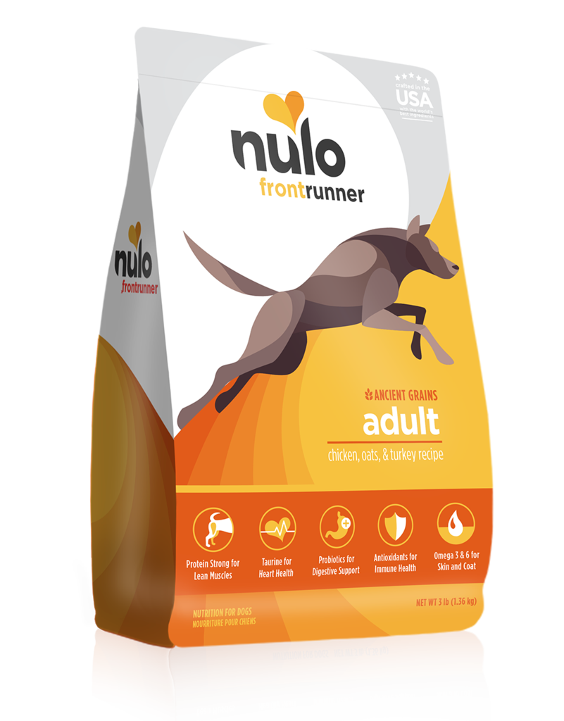 Nulo Frontrunner Ancient Grains Chicken, Oats &amp; Turkey Adult Dry Dog Food 11.3kg