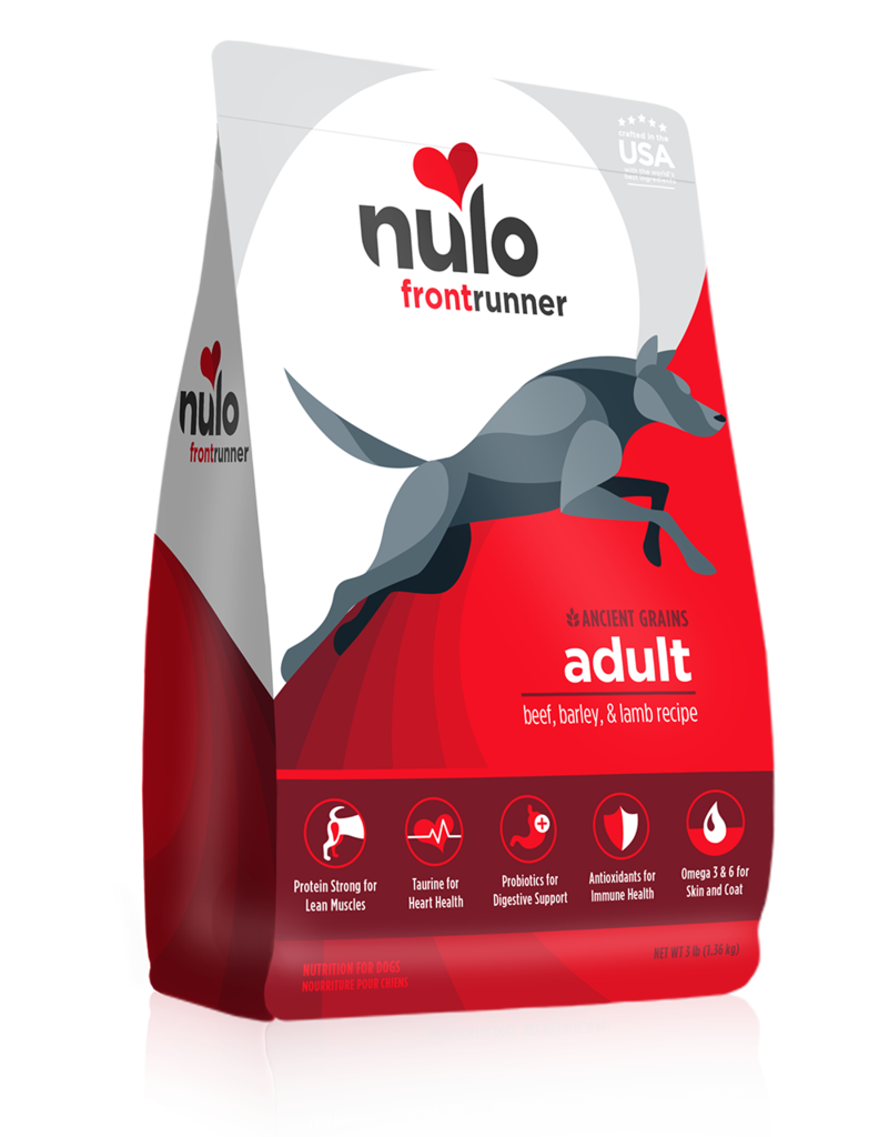 Nulo Frontrunner Ancient Grain Beef, Barley &amp; Lamb Adult Dry Dog Food 11.3kg