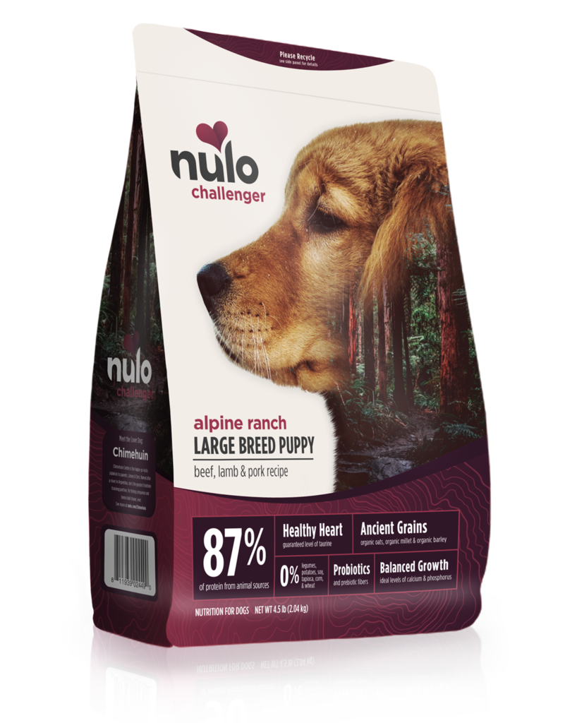 NULO challenger high-meat kibble for large breed puppies beef, lamb &amp; pork recipe Dry Dog Food 10.9kg