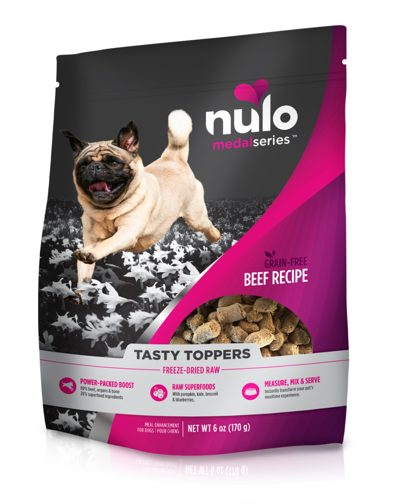 NULO medalseries tasty toppers beef recipe Dry Dog Food 170g