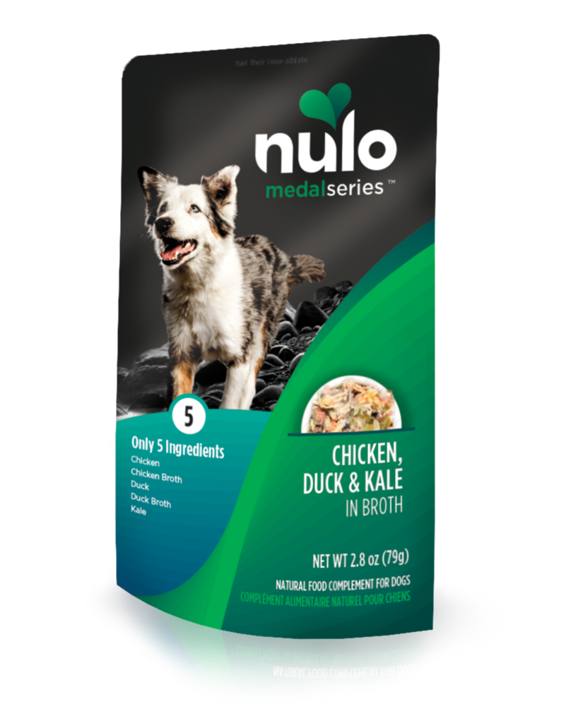 NULO medalseries chicken, duck &amp; kale in broth recipe Case of 24 Wet Dog Food 79g