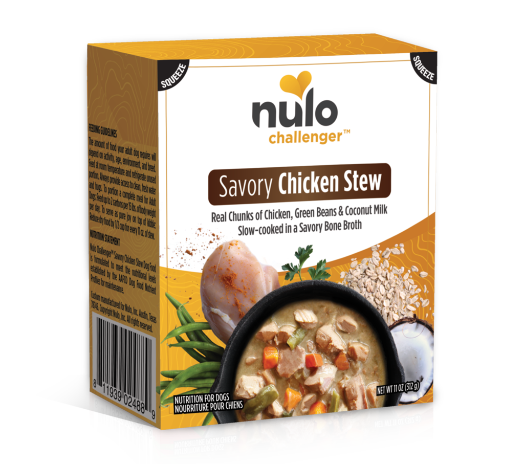 NULO challenger savory chicken stew Wet Dog Food 312g