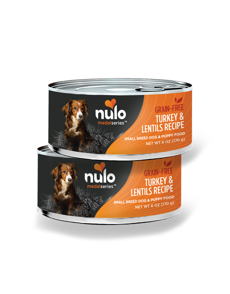 Nulo MedalSeries Natural, Grain Free, Turkey &amp; Lentils Recipe Small Breed Puppy &amp; Adult Dog Food 170g