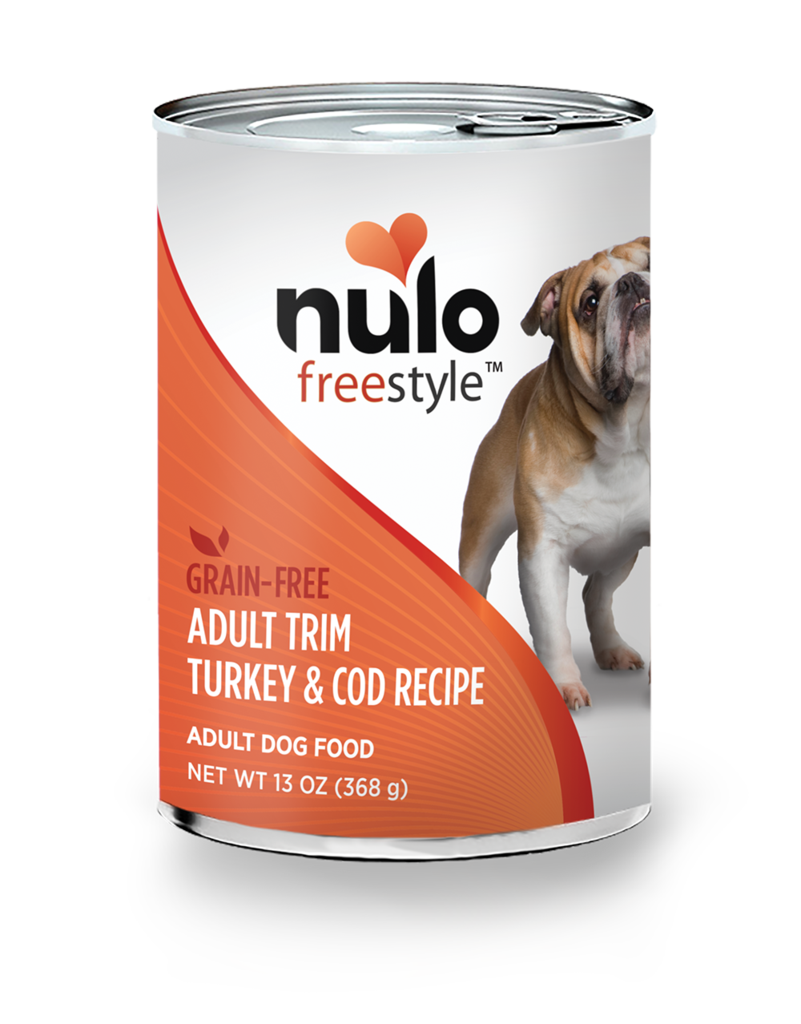 Nulo Freestyle Turkey &amp; Cod Recipe Grain-Free Adult Trim Canned Dog Food 368g