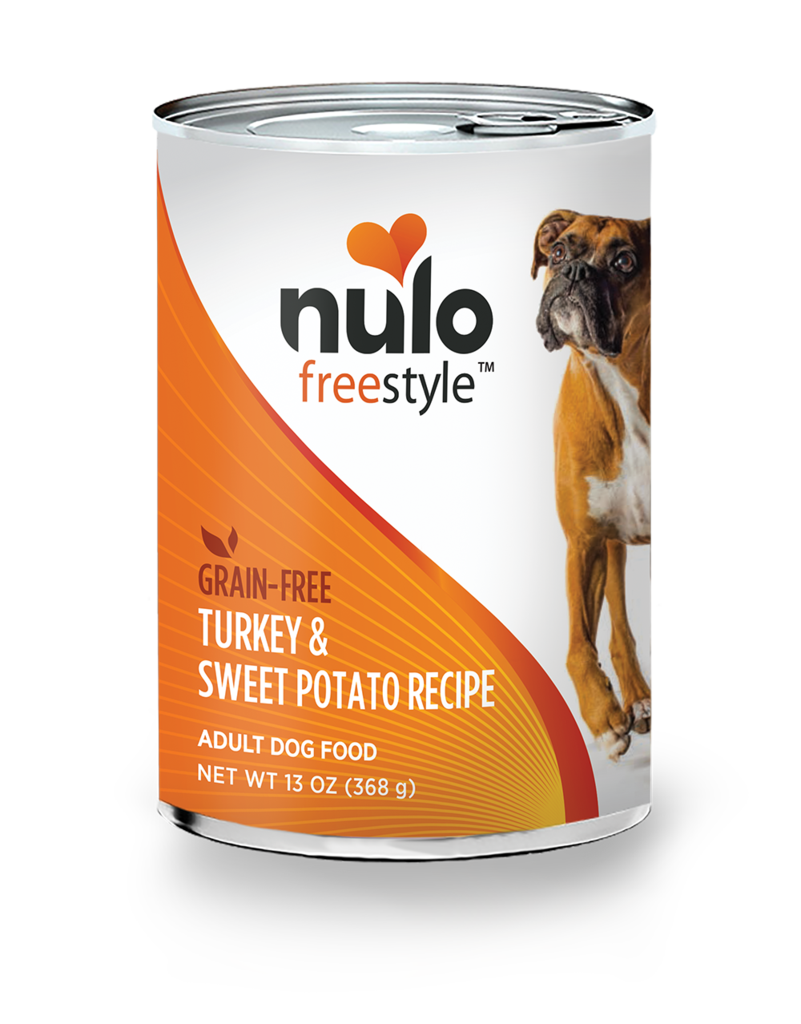 Nulo Freestyle Turkey &amp; Sweet Potato Recipe Grain-Free Canned Case of 12 Dog Food 368g