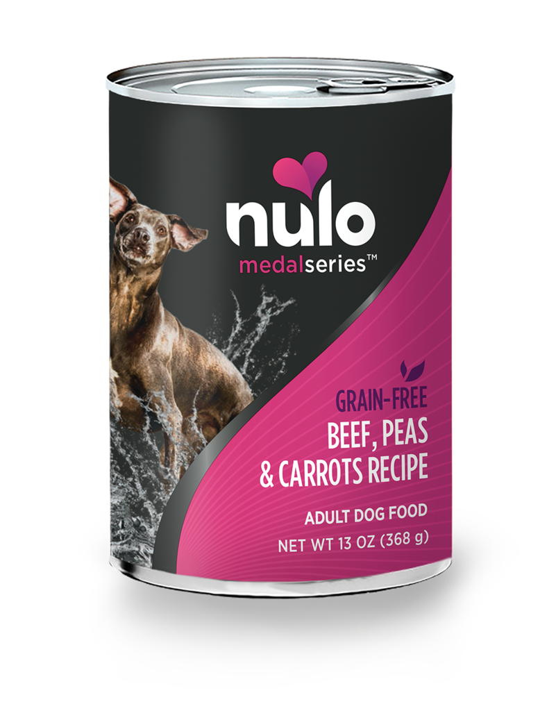 NULO medal series beef, peas &amp; carrots recipe Case of 12 Canned Dog Food 368g