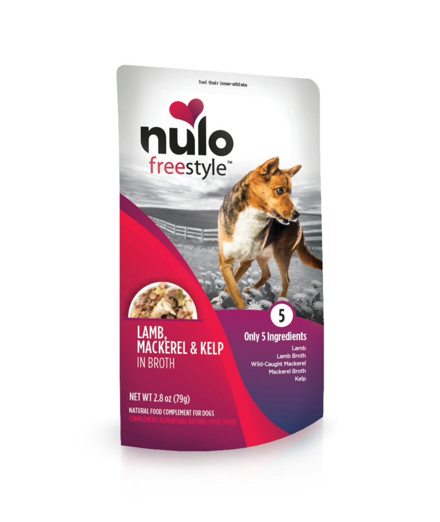 Nulo FreeStyle Lamb, Mackerel, &amp; Kelp in Broth Dog Food Topper 79g