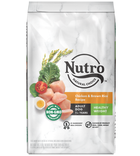 Nutro Natural Choice Healthy Weight Adult Chicken &amp; Brown Rice Recipe Dry Dog Food 13.6kg