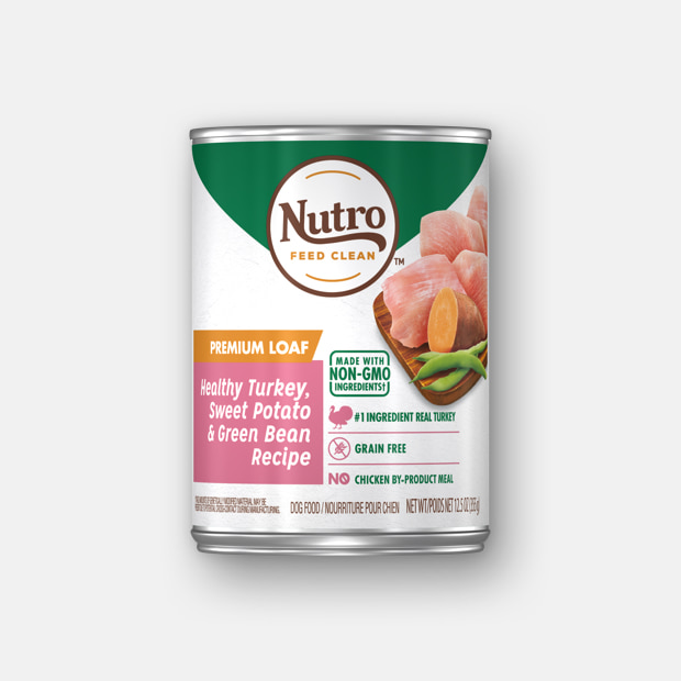 Nutro Premium Loaf Turkey, Sweet Potato &amp; Green Bean Grain-Free Case of 112 Canned Dog Food 355g