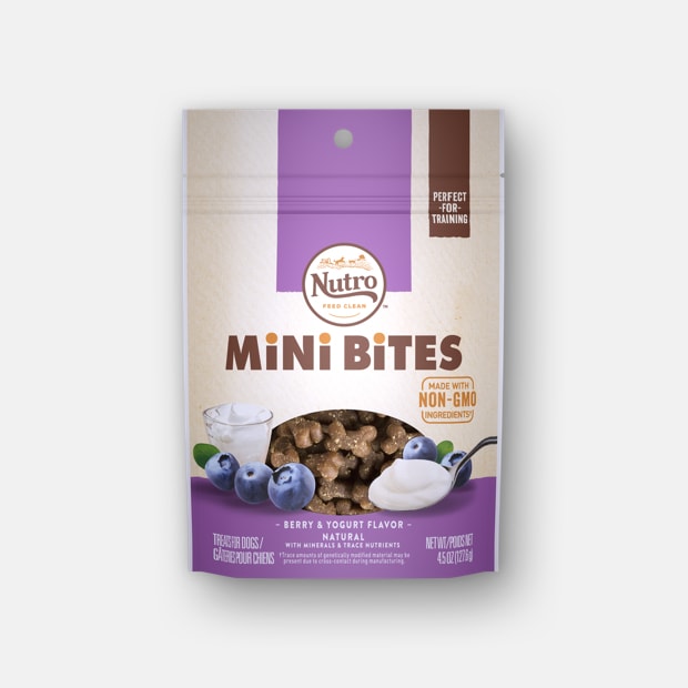 Nutro Mini Bites Berry &amp; Yogurt Flavor Dog Treats 227g