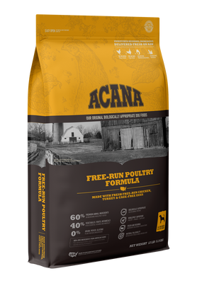 ACANA Free-Run Poultry Recipe Dry Dog Food 11.3kg