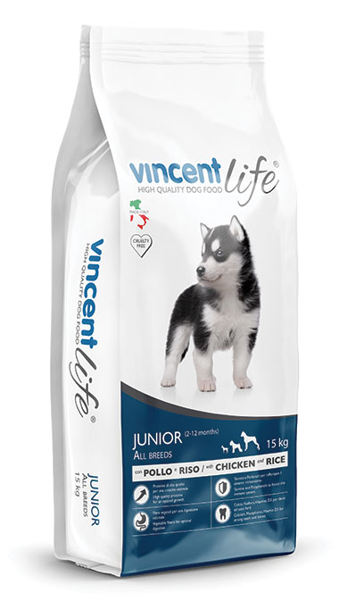 vincent life juniorchicken and rice dog food