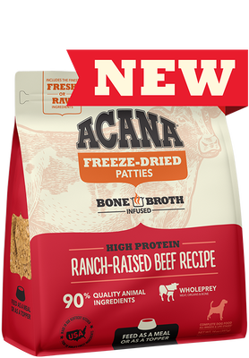 ACANA Freeze-Dried Food, Ranch-Raised Beef Recipe Dry Dog Food 227g