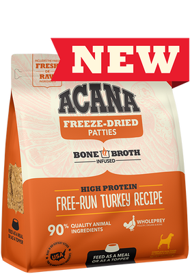 ACANA Freeze-Dried Food, Free-Run Turkey Recipe Dry Dog Food 227g