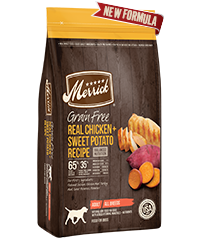 Merrick Real Chicken + Sweet Potato Recipe Grain-Free Adult Dry Dog Food 10kg