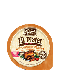 Merrick Lil' Plates Grain Free Tiny Thanksgiving Day Dinner Small Breed Wet Dog Food 100g