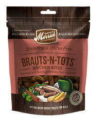 Merrick Kitchen Bites - Brauts-n-Tots Dog Treats 255g