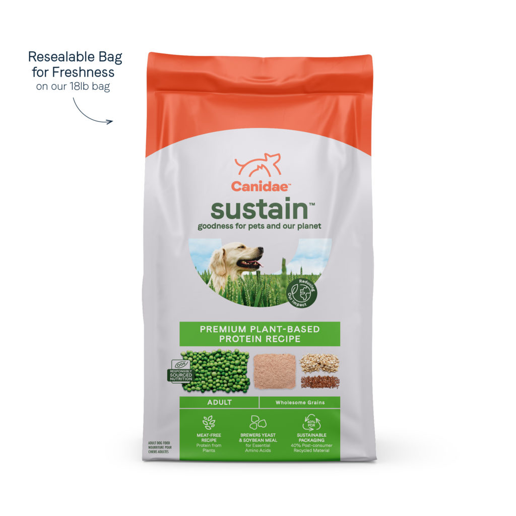 Canidae Sustain Premium Plant-Based Protein Recipe Adult Dry Dog Food 8.2kg