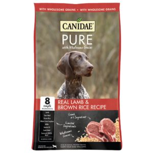 CANIDAE PURE Real Lamb &amp; Brown Rice Recipe Dry Dog Food 10.9kg