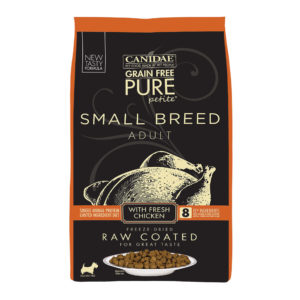 CANIDAE PURE Grain Free Petite Small Breed with Chicken Fresh Freeze Dried Raw Coated Dry Dog Food 4.5kg