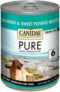 CANIDAE Grain-Free PURE Limited Ingredient Salmon &amp; Sweet Potato Recipe Canned Dog Food 368g