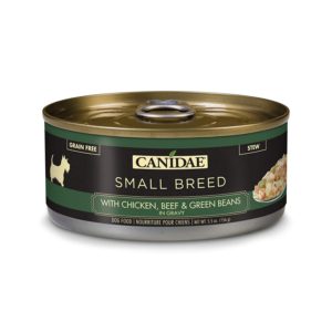 Canidae PURE Petite Small Breed with Chicken &amp; Beef and Green Peas Case of 24 Wet Dog Food 156g