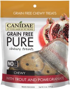 Canidae Grain Free Pure Chewy with Trout and Pomegranate Treats 162g