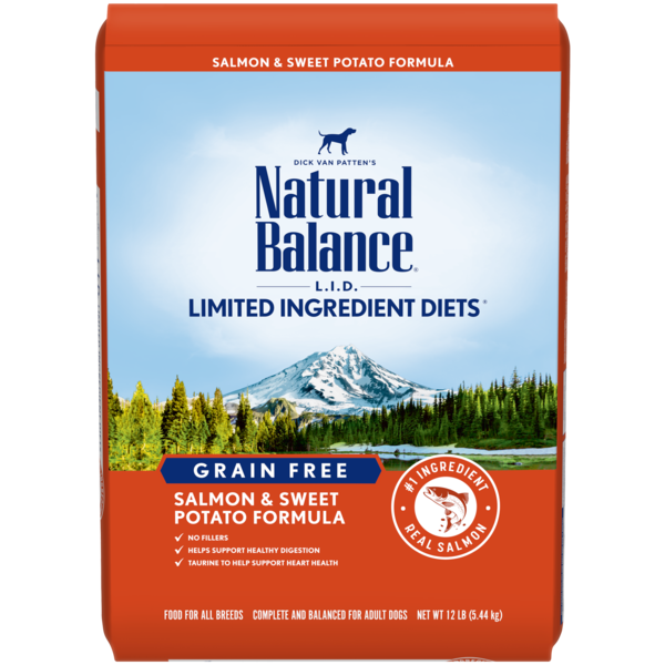 Natural Balance L.I.D. Limited Ingredient Diets Grain Free Salmon &amp; Sweet Potato Formula Dry Dog Food 10.9kg