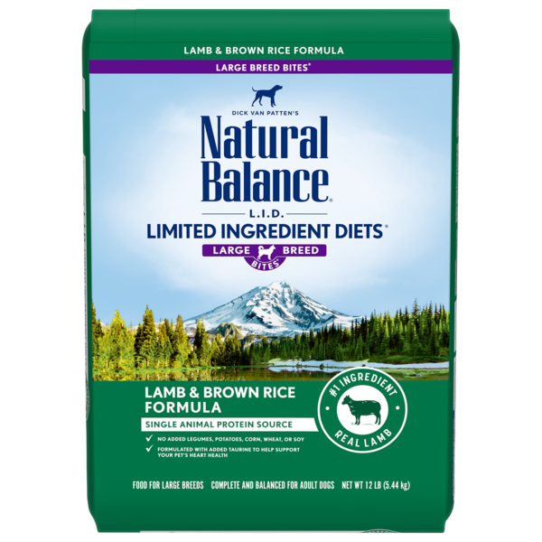 Natural Balance L.I.D. Limited Ingredient Diets Lamb &amp; Brown Rice Large Breed Formula Dry Dog Food 11.8kg