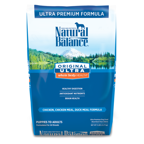 Natural Balance Original Ultra Whole Body Health Chicken, Chicken Meal, Duck Meal Formula Dry Dog Food 13.6kg